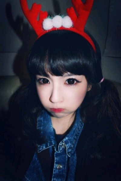 새치 갈색염색